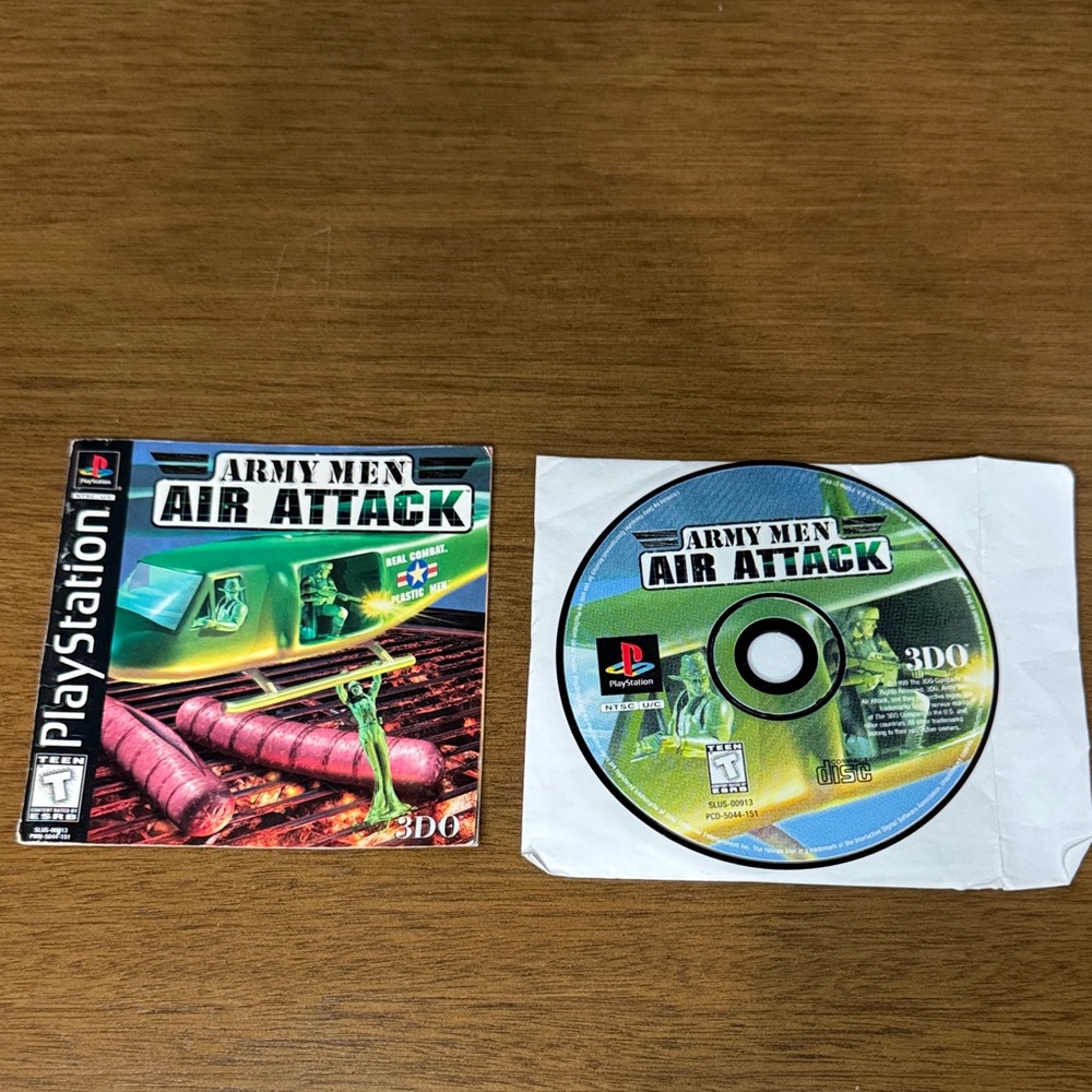 Army Men Air Attack for PlayStation - Black Disc